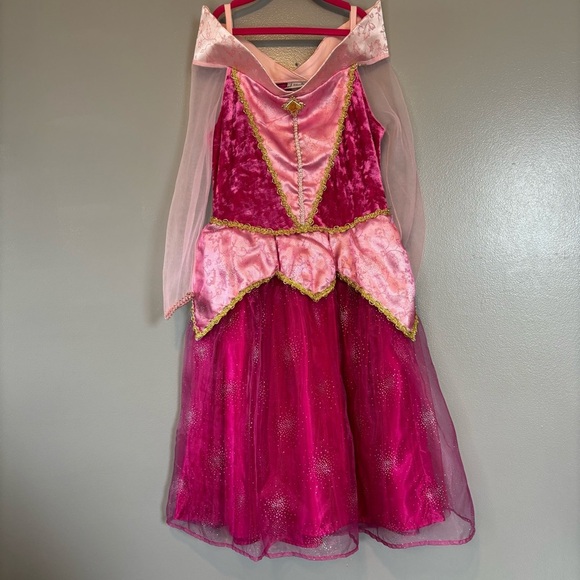 Disney Other - Disney Parks Large Sleeping Beauty Princess Aurora Dress Up Costume Pink